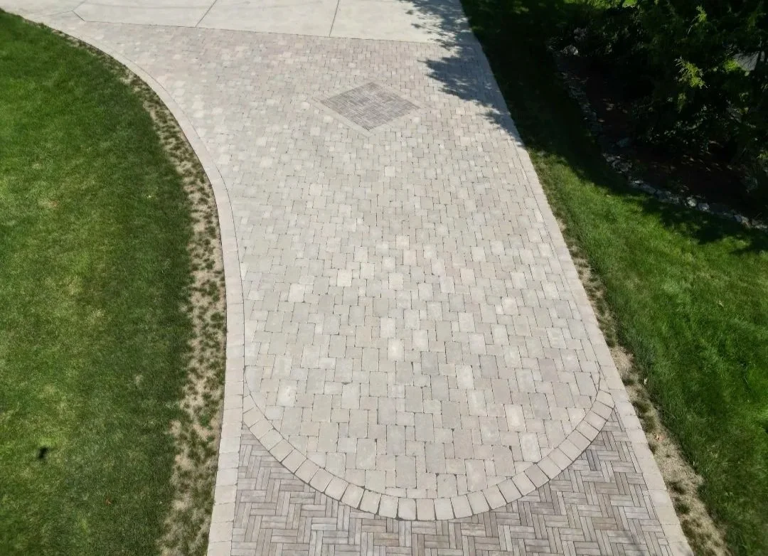 Paver driveway