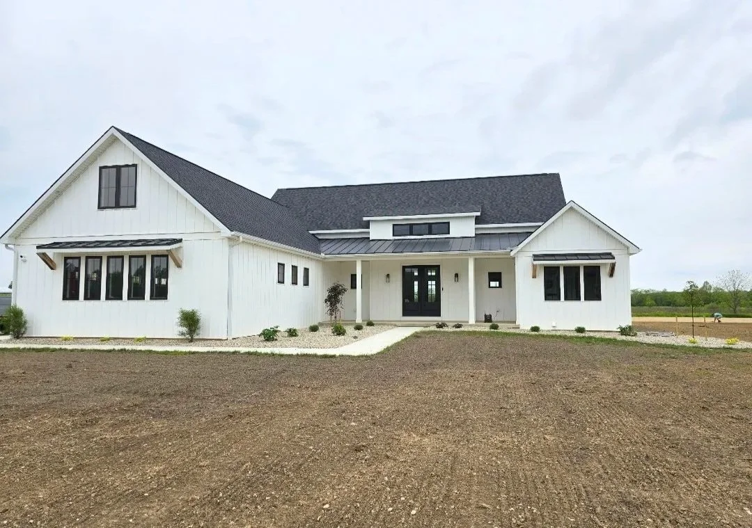 grading of a yard and landscape design