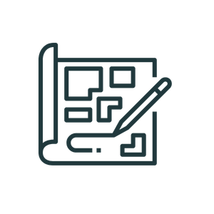 Icon of a notebook with a QR code and a pencil.