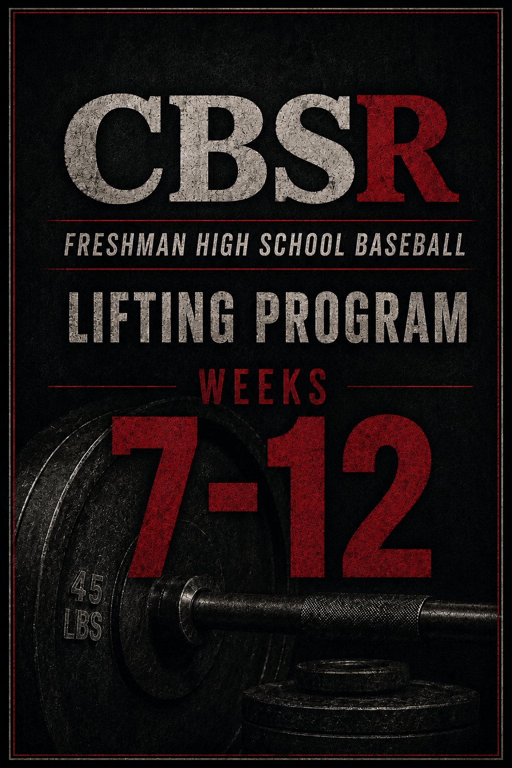 The Freshman Weight Lifting Program