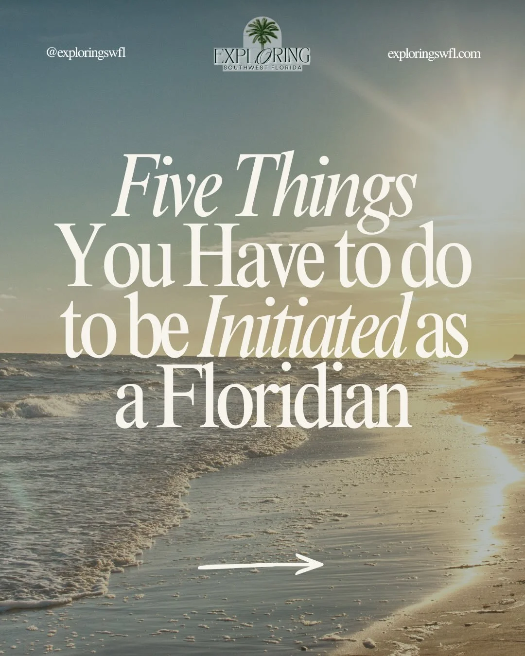 In SWFL, some things you learn and some things you just learn to accept. 

What would YOU add to the SWFL initiation list? 
Follow @exploringswfl for more local insight and hidden gems. 

#swfl #locals #exploring
