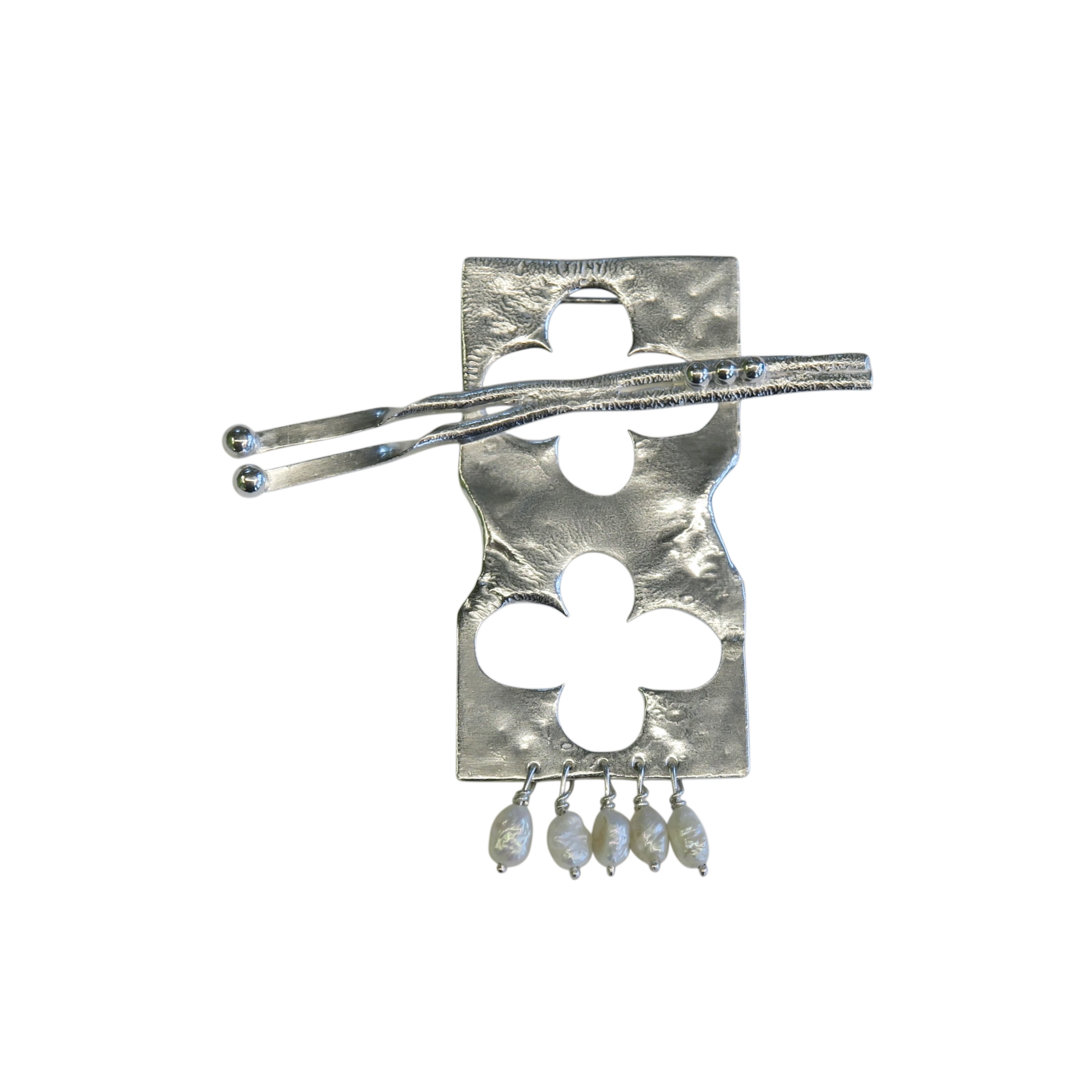 "good luck" brooch