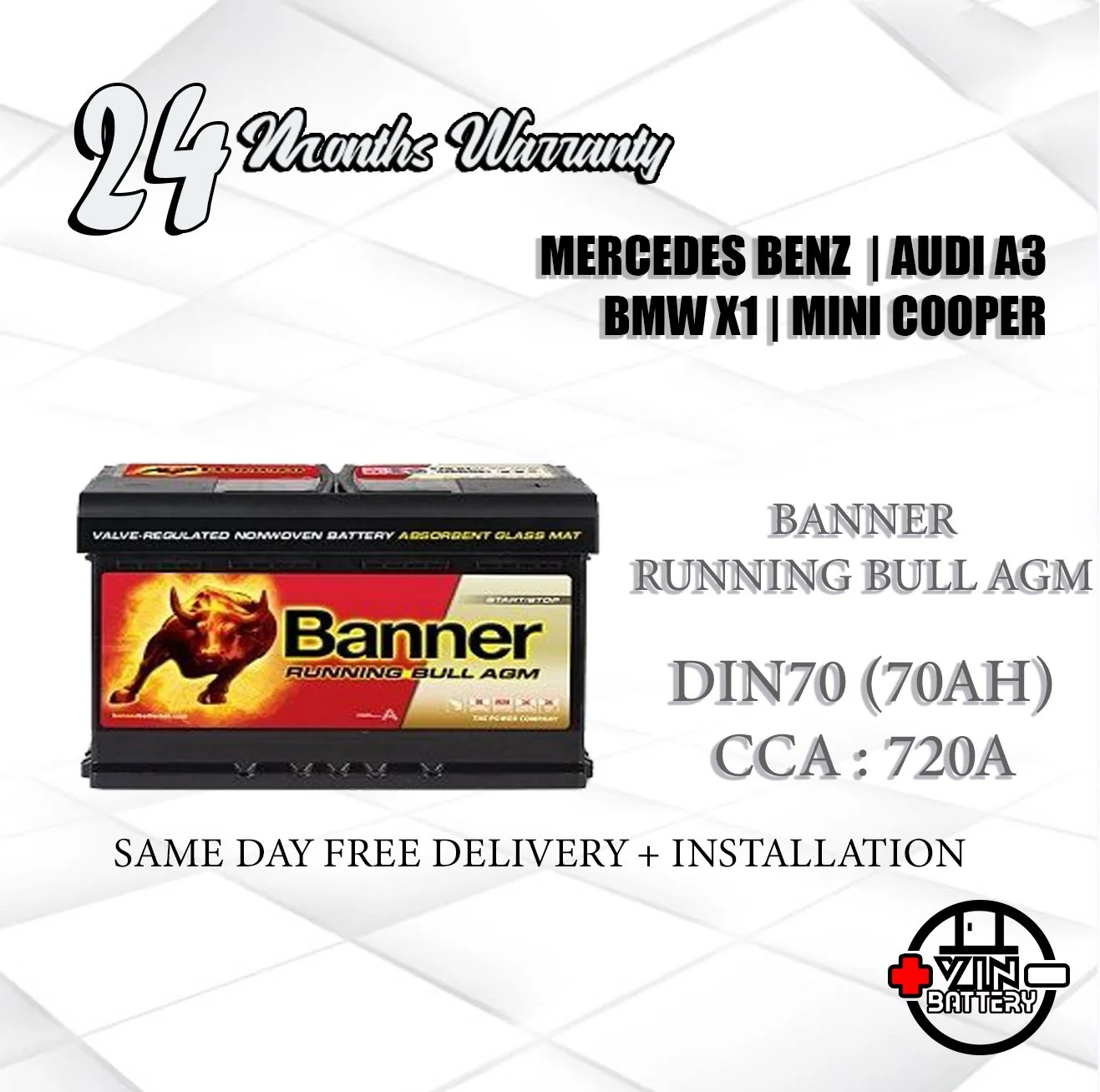 BANNER AGM DIN70 (LN3)