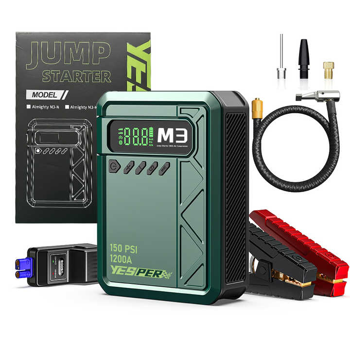 YESPER Almighty M3 (4-in-1 Jump Starter with Air Compressor)