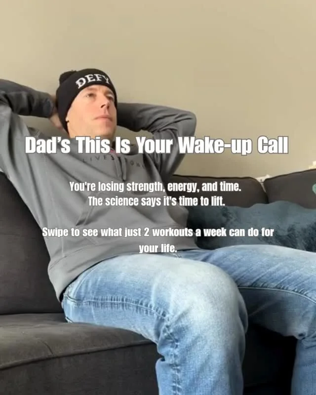 Dads and Men over 40.
This isn&rsquo;t just about looking good. It&rsquo;s about living longer.
One review found that adults who do muscle‑strength training regularly have up to a 10&ndash;17% lower risk of dying early from ANY cause, including heart