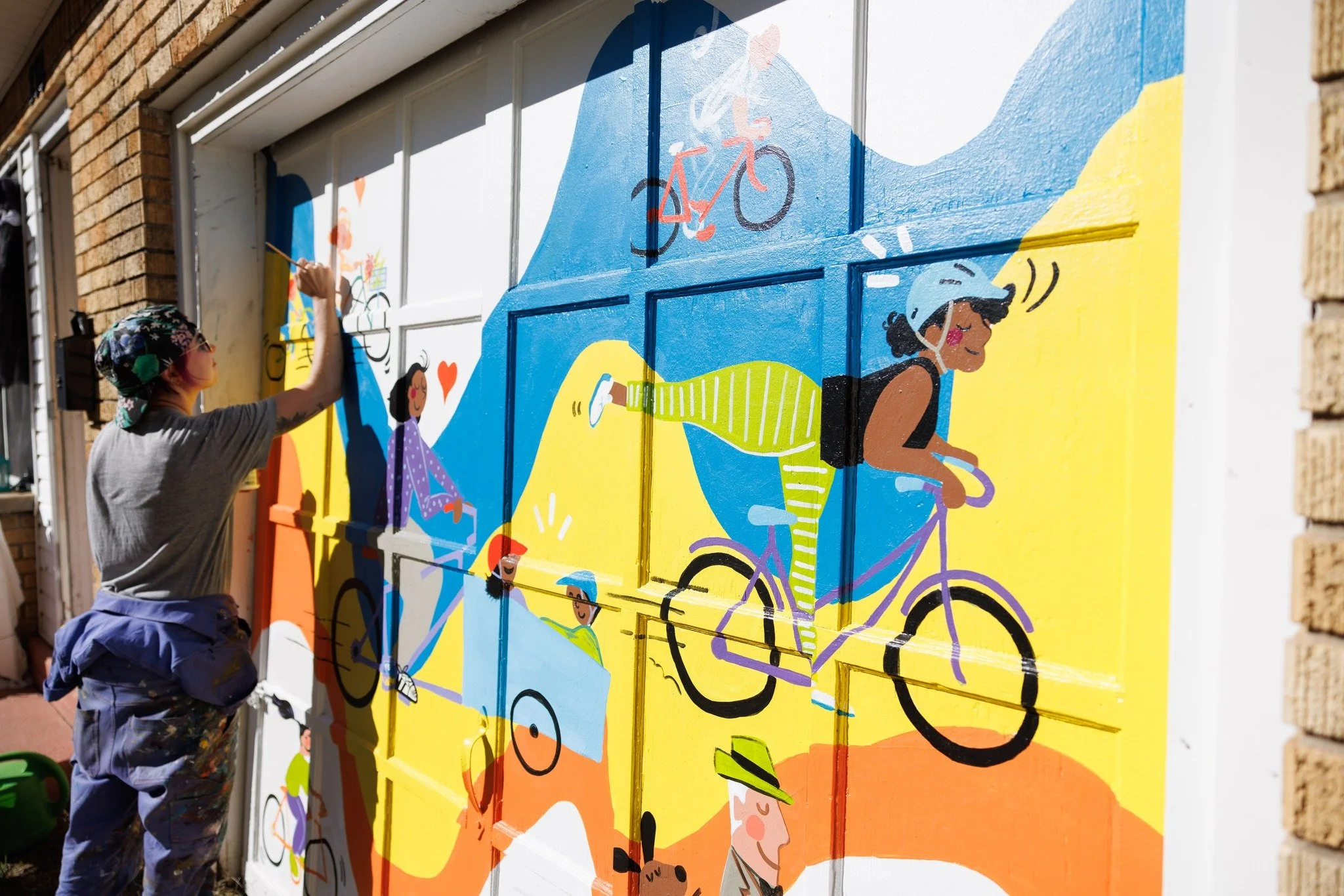 All Bodies on Bikes Mural: Grantee Highlight