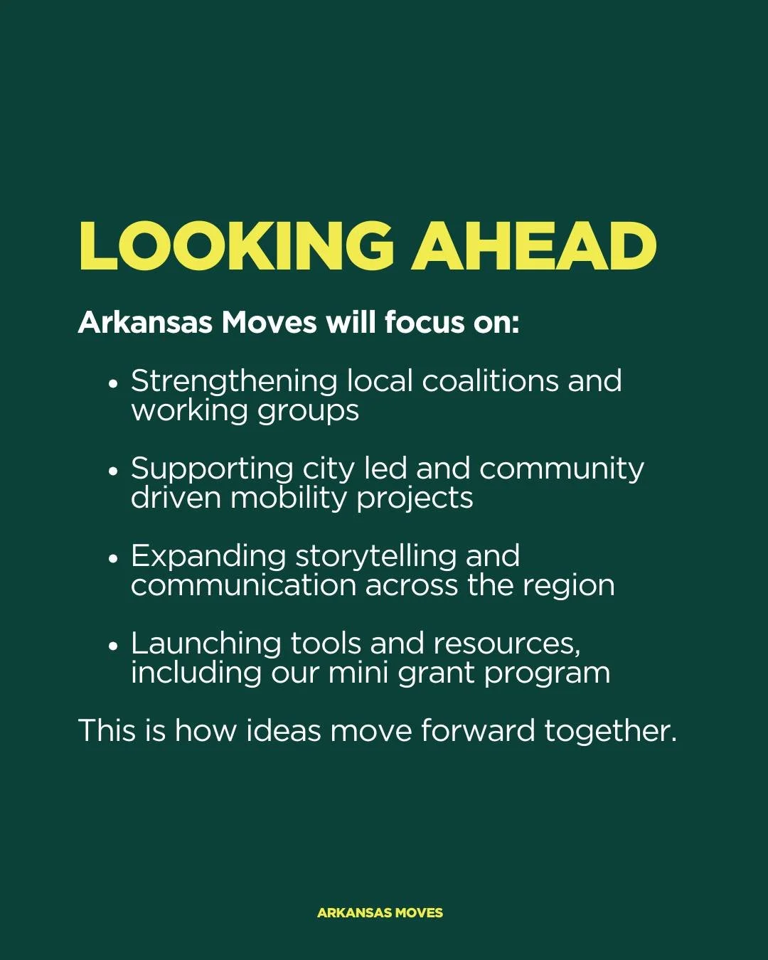 As communities across Northwest Arkansas continue to grow, coordination becomes essential. Progress happens when partners are aligned, local leaders are supported, and communities have access to the right tools at the right time.

That&rsquo;s the wo