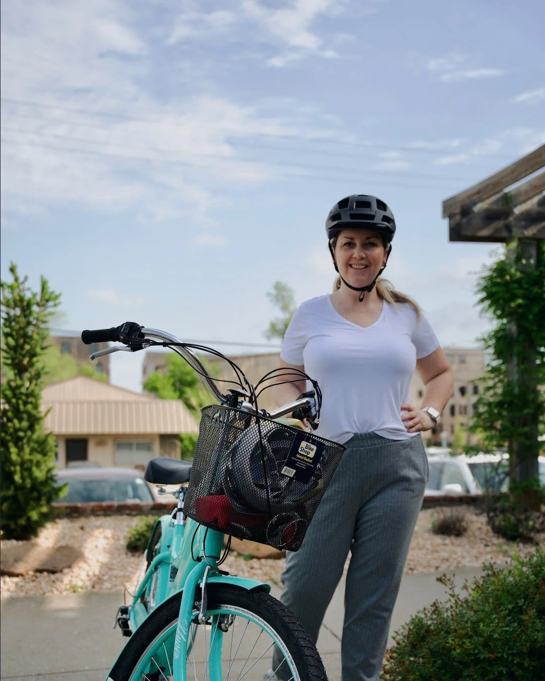 What you ride with can make a big difference in how easy it feels to get around. A helmet that fits well, a basket for your stuff, little things like that take some of the stress out of it and make the ride feel more doable.

What&rsquo;s one piece o