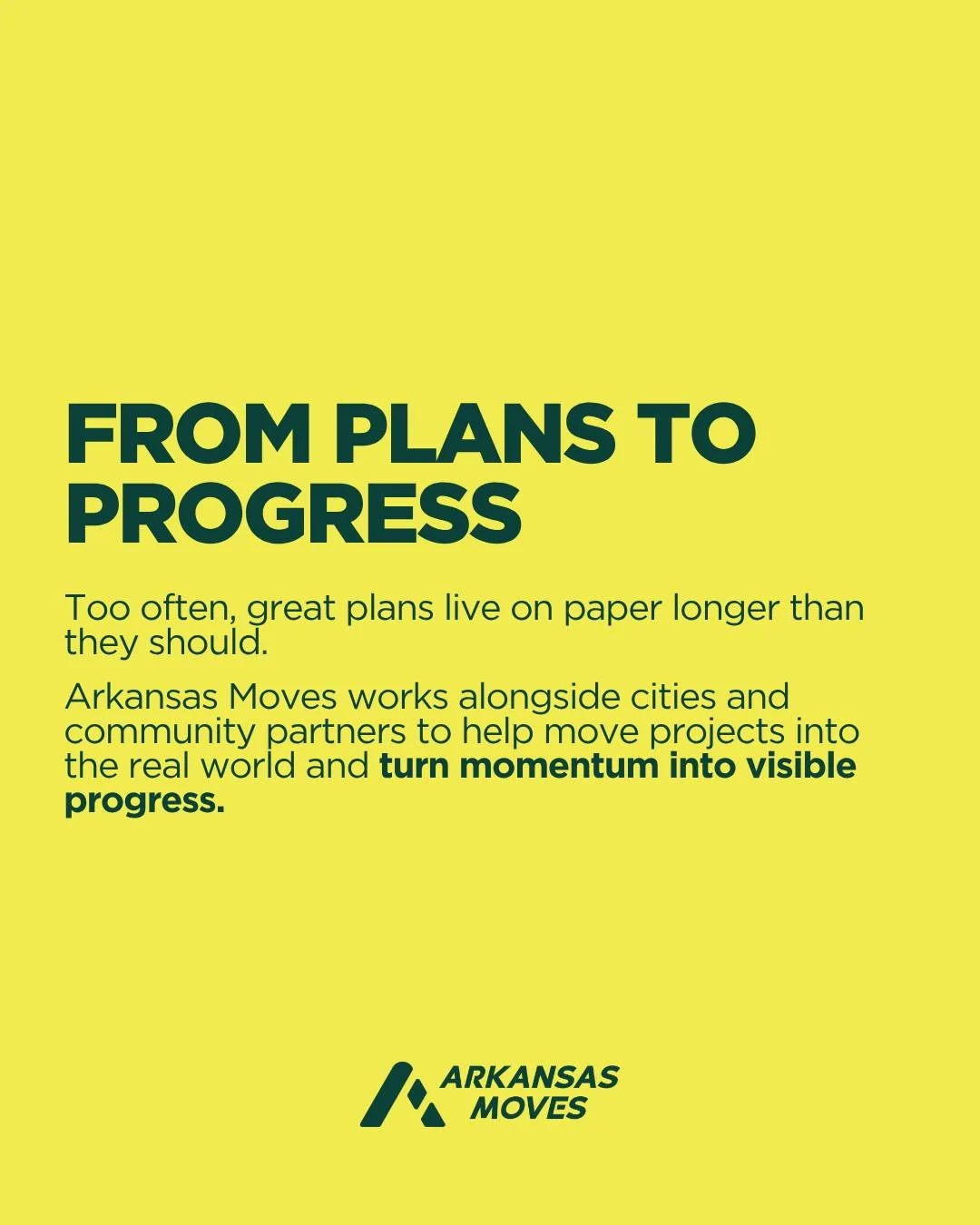 A lot can happen between an idea and a finished project. The moments along the way matter too, especially when communities get to see progress happening in real time.

Follow along as more projects continue moving forward across Arkansas.

#arkansasm