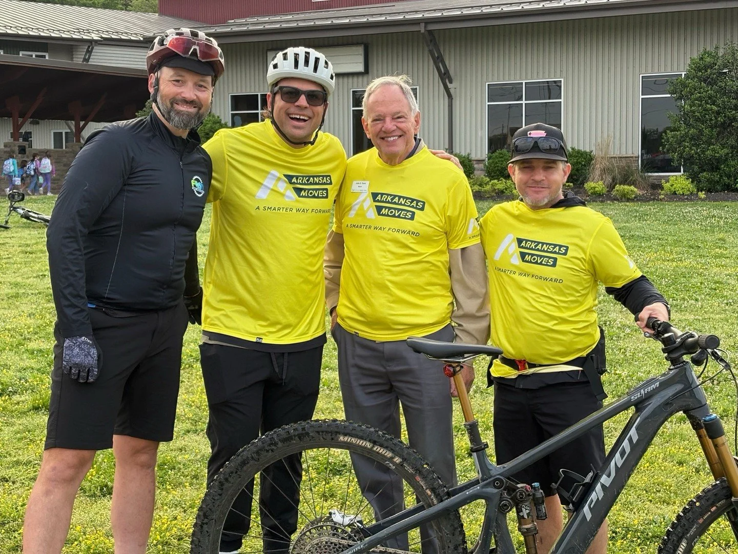 This is what the Arkansas Moves momentum looks like in real life. People showing up, connecting over the ride, and helping make active transportation feel more visible and familiar across our communities.

The movement keeps growing, one ride and one