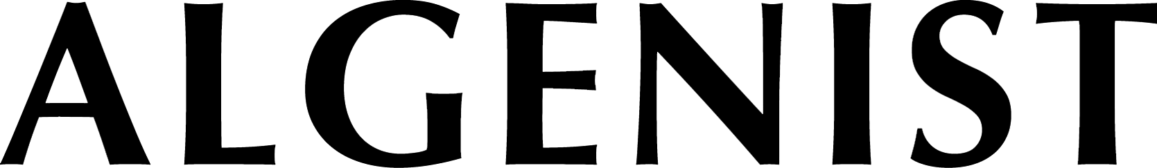 A black and white illustration of a cityscape at night.