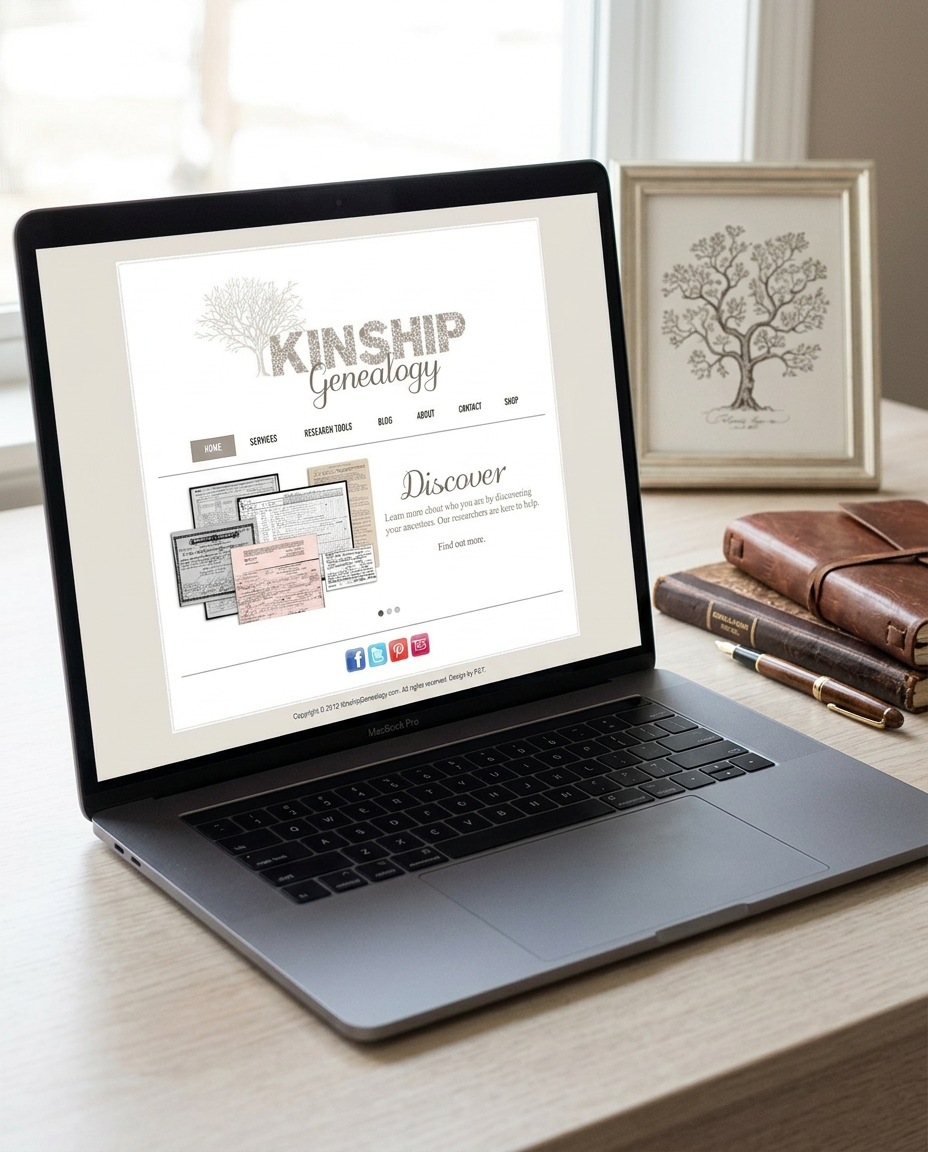 Website Design | Kinship Genealogy