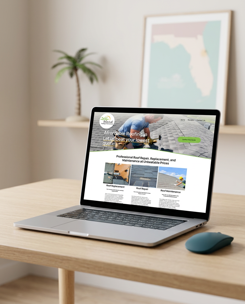 Website Design | Island Roofing and Maintenance