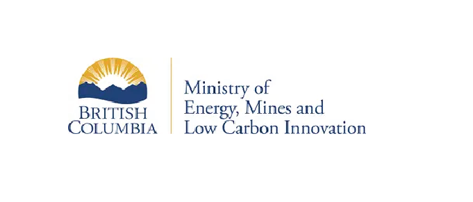 British Columbia Ministry of Energy, Mines, and Low Carbon Innovation logo and text.