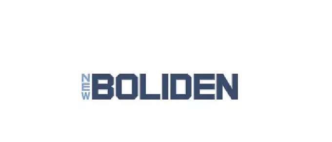 New Boliden logo with the text 'NEW BOLIDEN' in blue and gray on a white background.