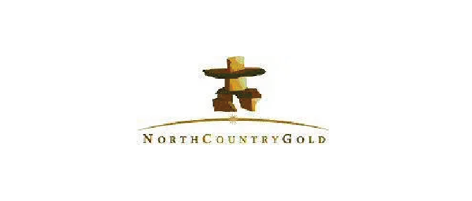 North Country Gold logo featuring a stylized mountain and gold bar.