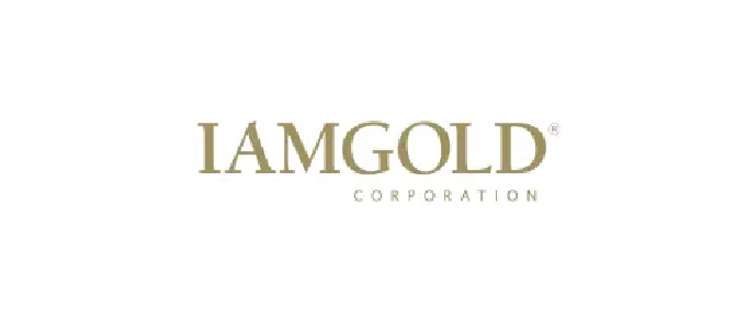 Logo of IAMGOLD Corporation on a black background
