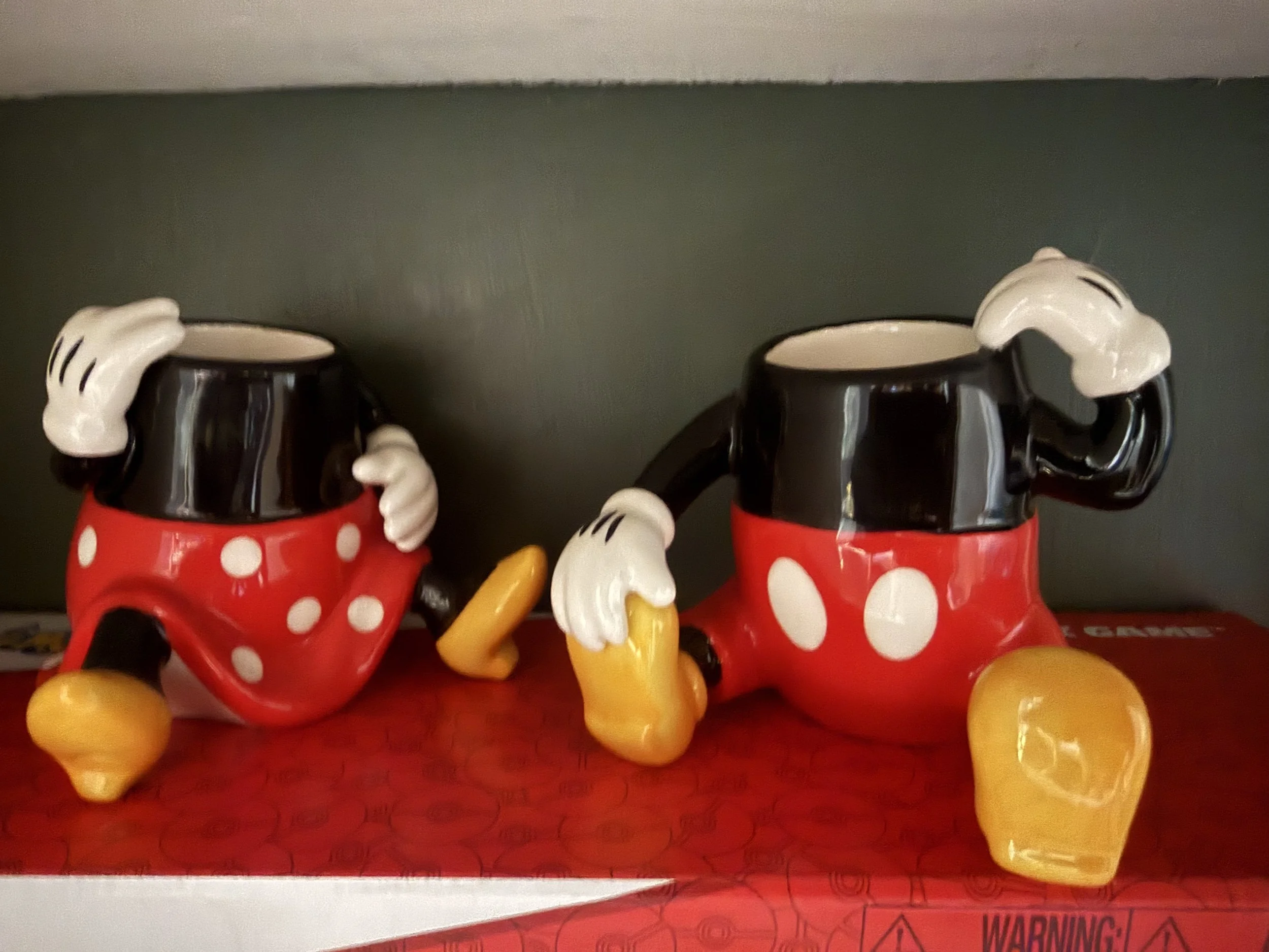 Disney Parks Mickey Minnie 3D Body Candle Holders