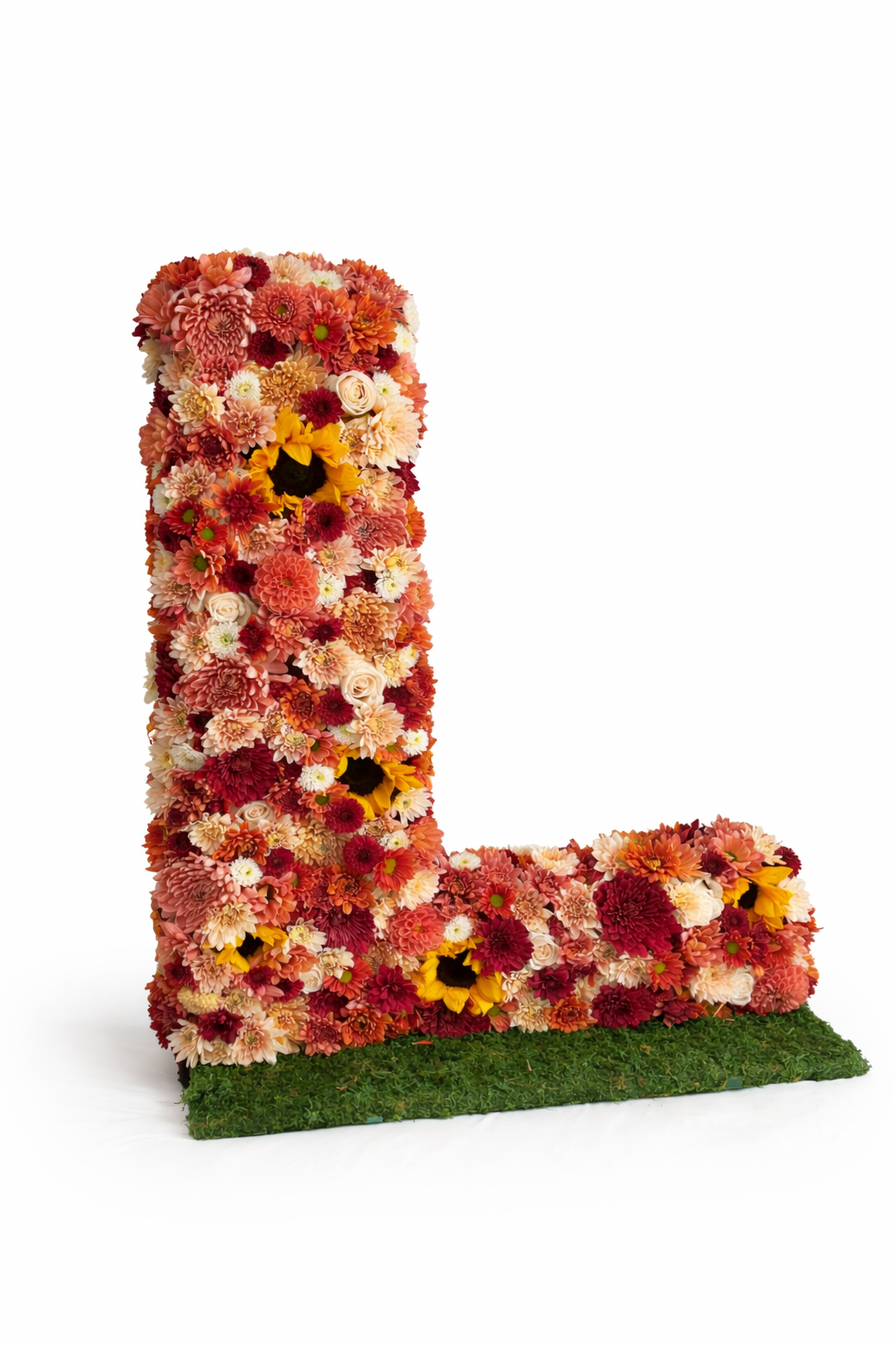 Standing Letter Floral Arrangement