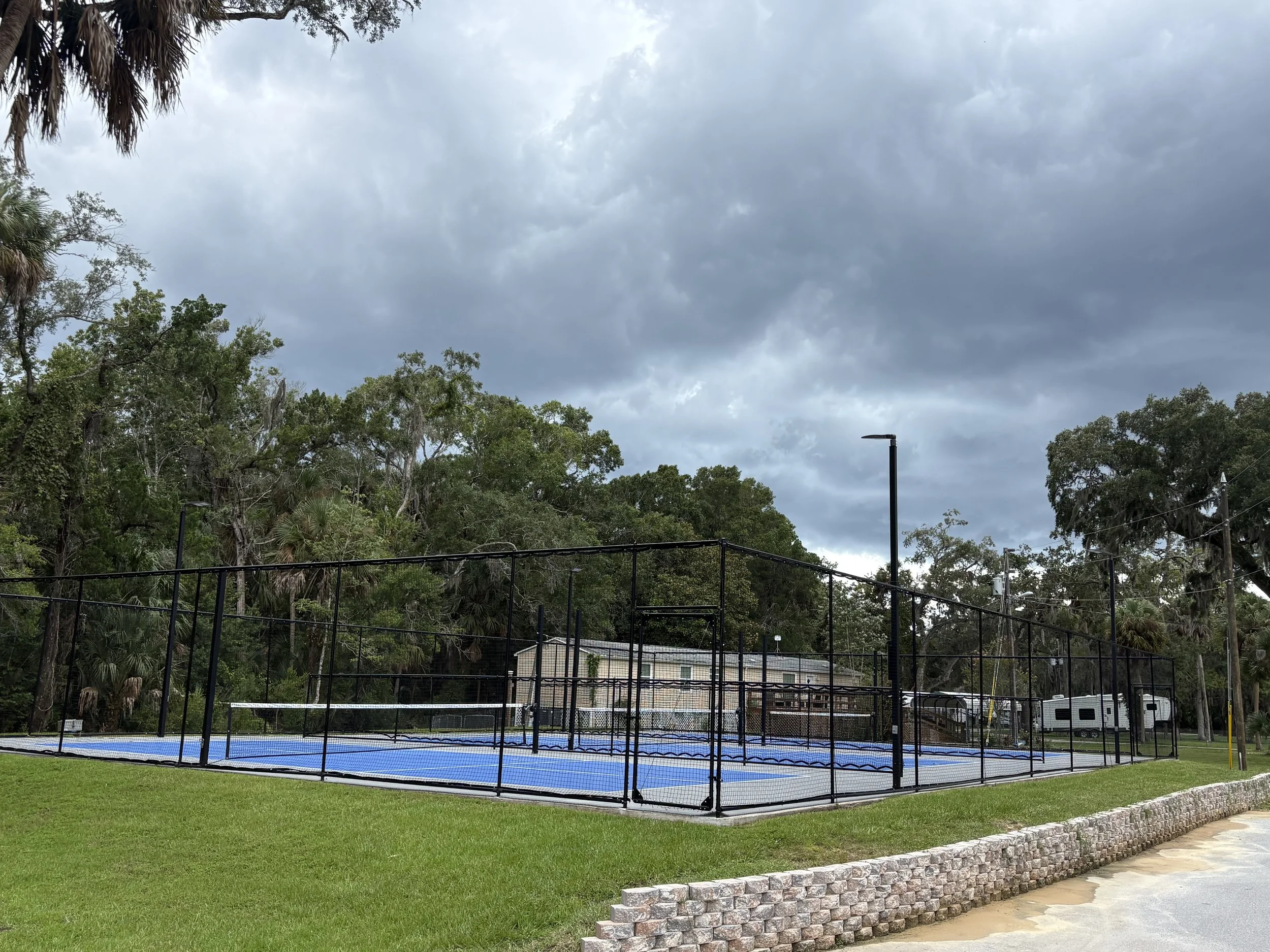 Pickleball courts for an RV Park in Homossasa