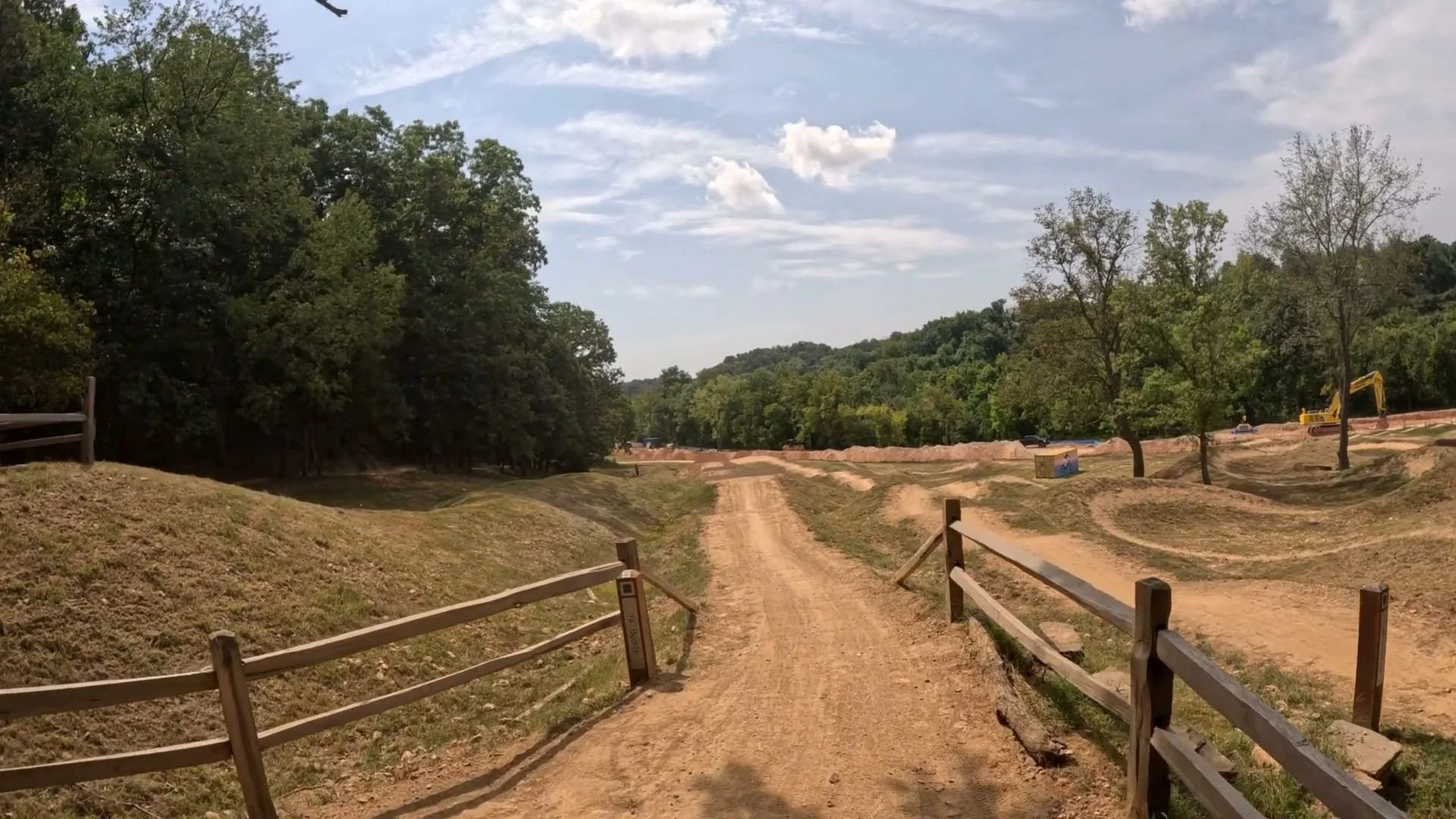 A Picture of the Ya Buddy Trailhead of the Advanced area of the Skills Park