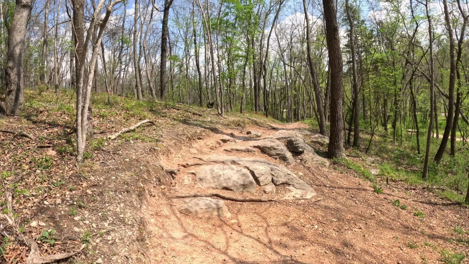 Armadillo's Last  stand rocky tech challenge that is found right above the trailhead for the All American Skills Line