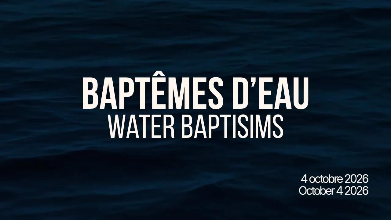 Baptêmes d'eau