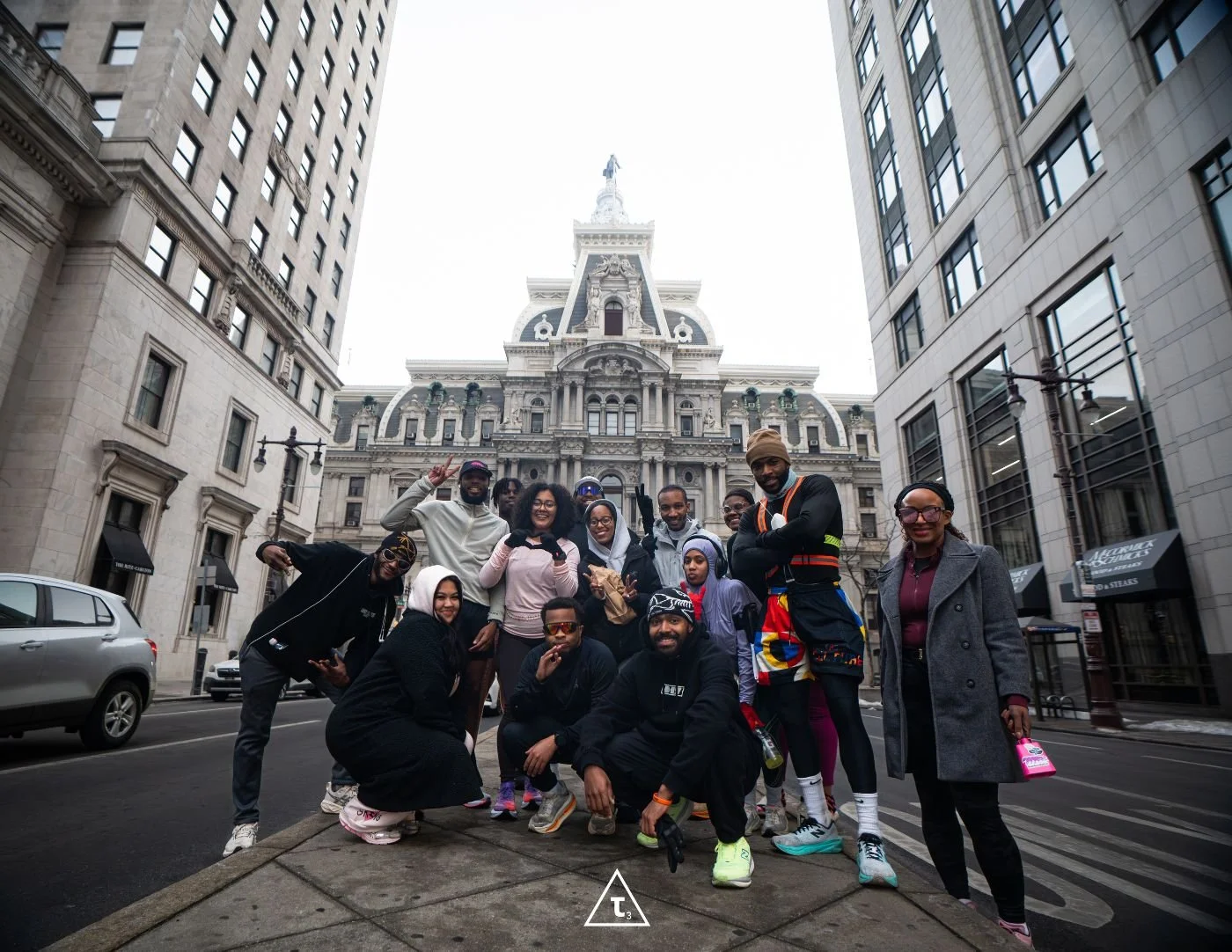 Track Hawks at Philadelphia City Hall after the February 2026 relay
