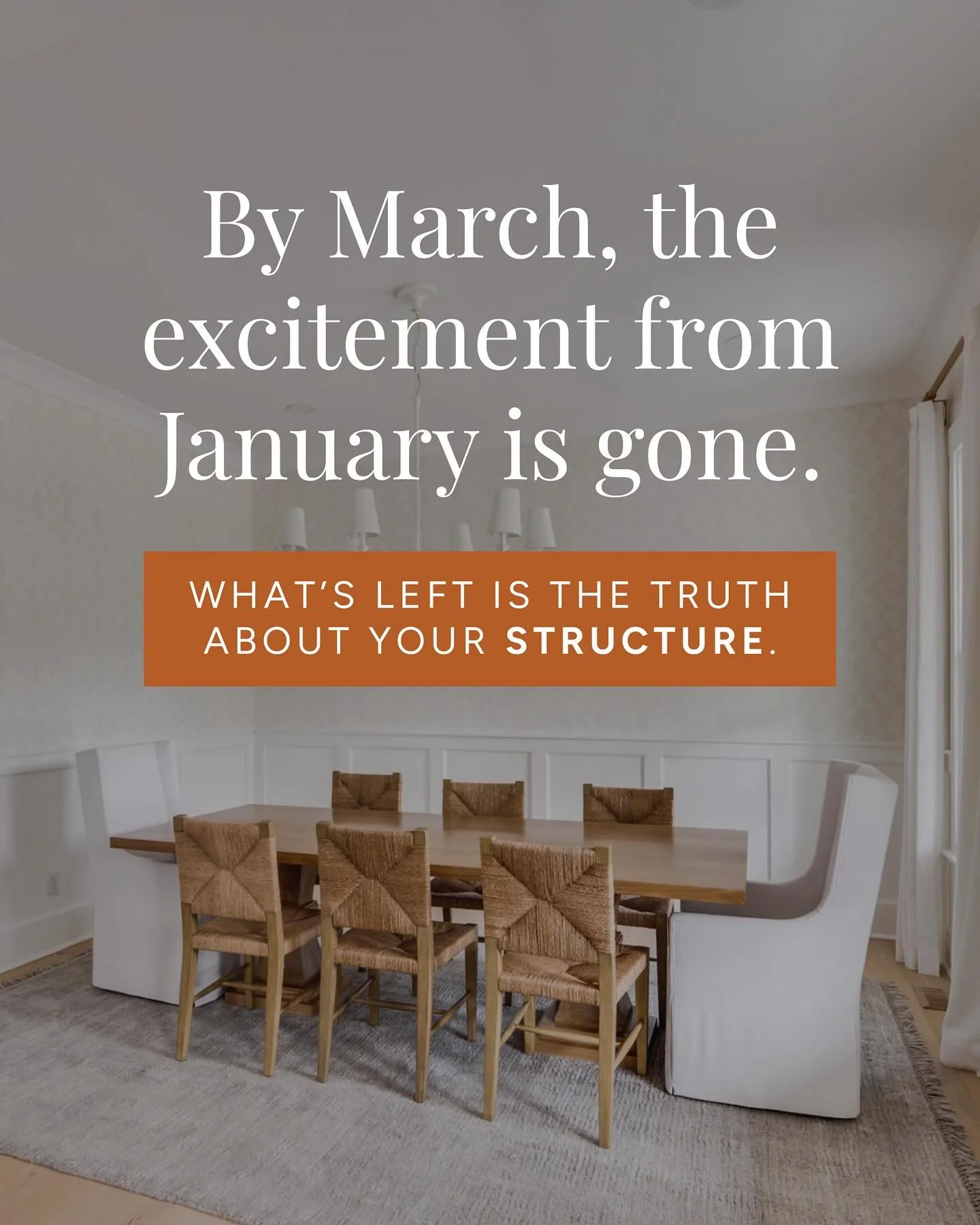 March is when the tone for the entire year gets set. The listings you position well now build momentum into summer. The ones that miss early often chase the market for months.

Spring doesn&rsquo;t reward optimism alone. It rewards structure. This is