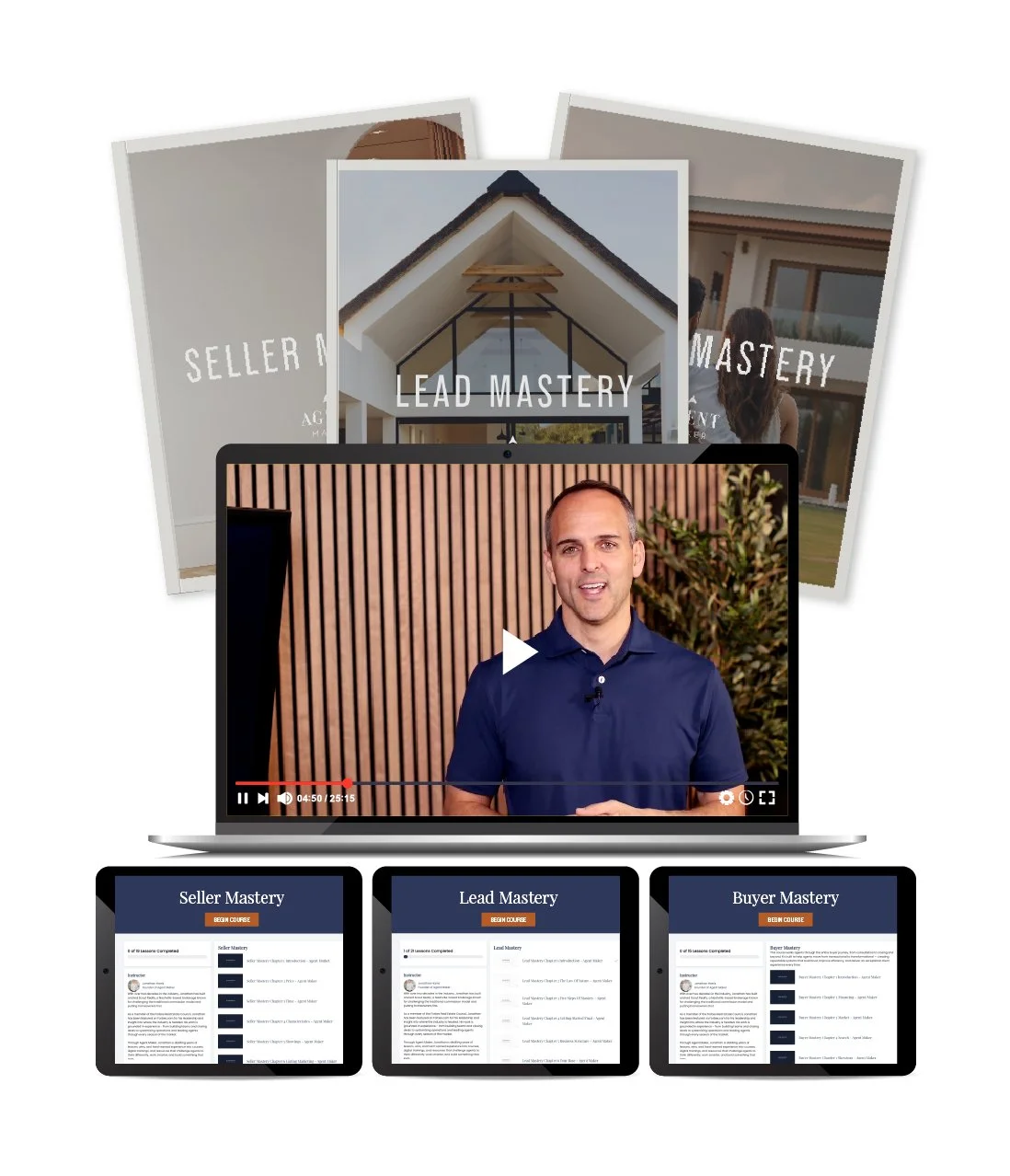 3 Course Self-Paced Bundle - Lead Mastery, Seller Mastery, Buyer Mastery