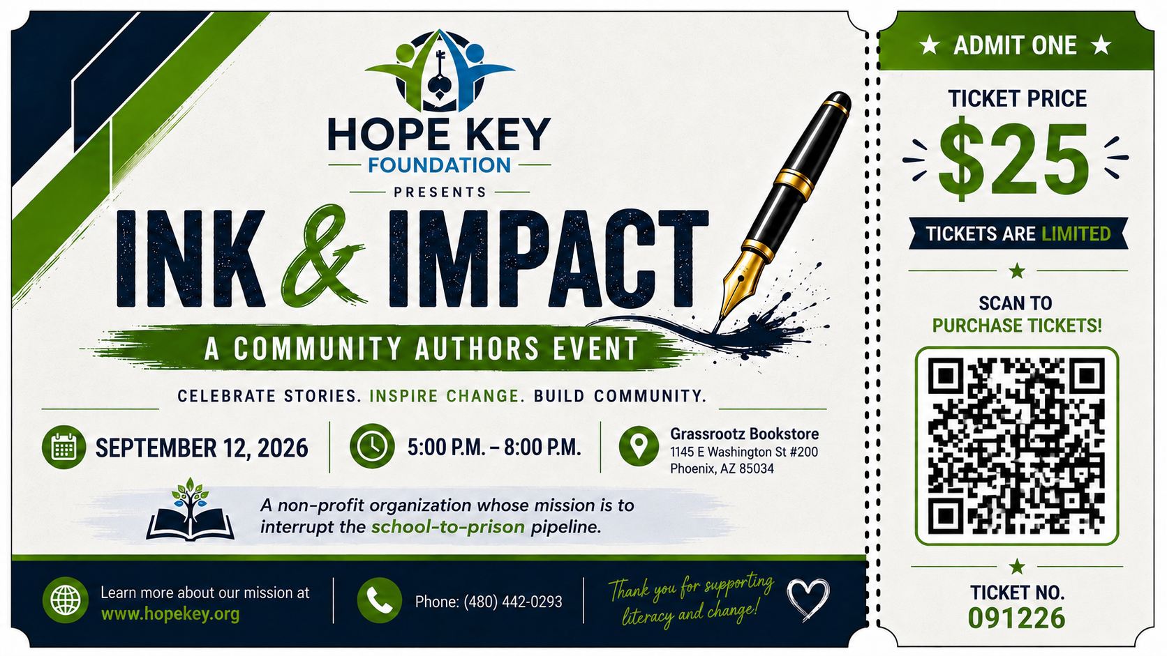 Authors Event: Hope Key Voices &amp; Vibes