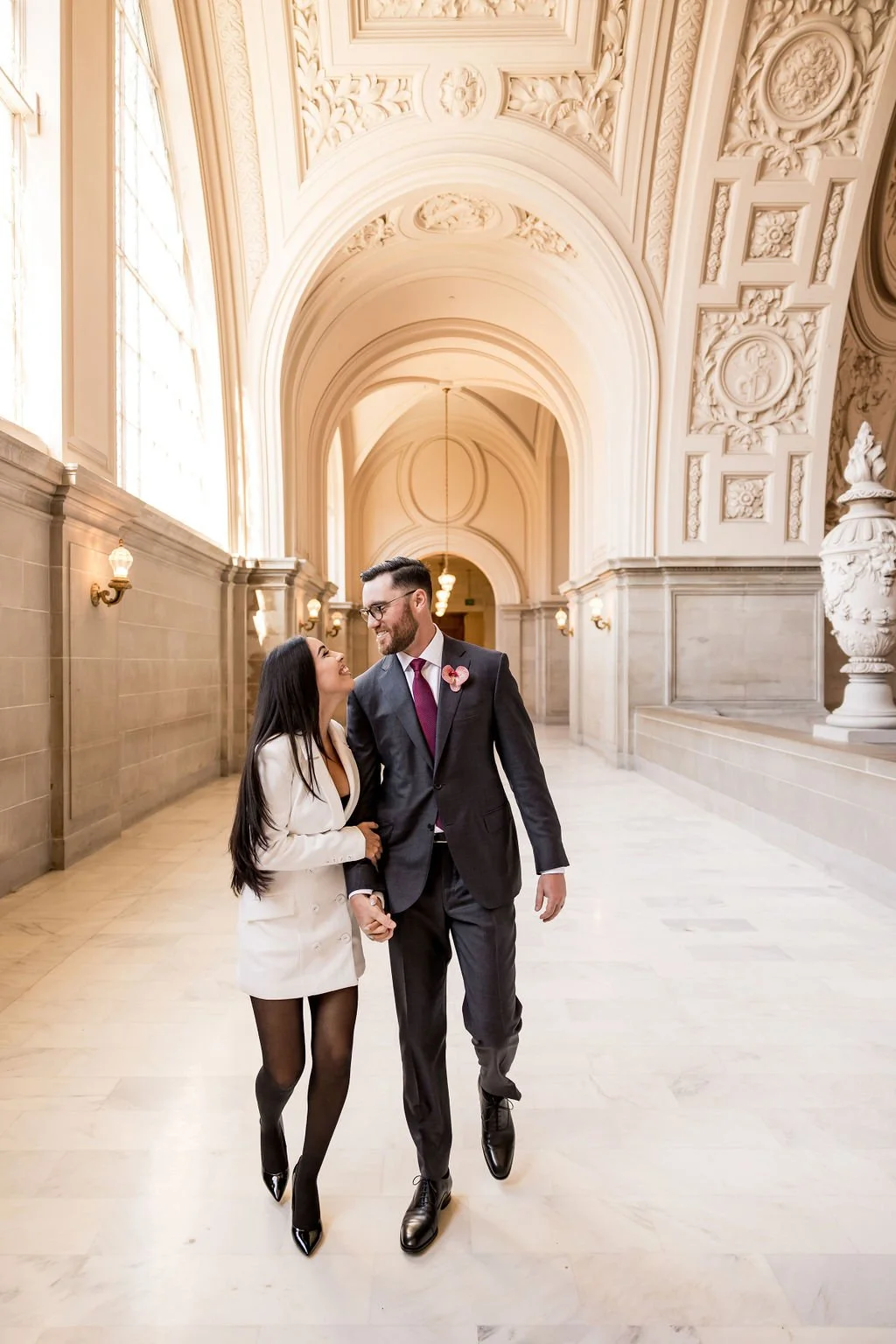 Editorial destination wedding of a bride and groom portrait by Gypc Girl Photography