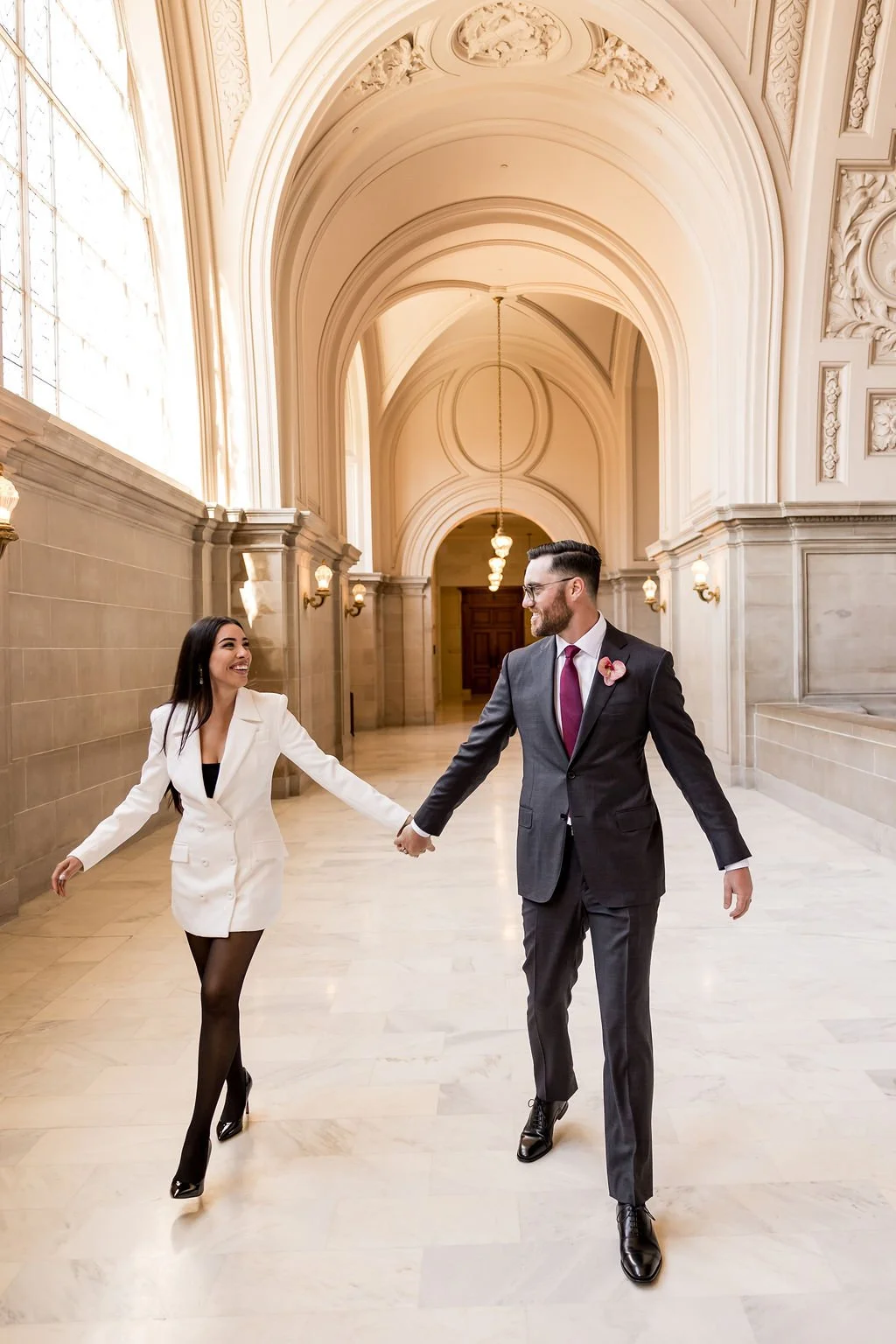 Editorial destination wedding of a bride and groom portrait by Gypc Girl Photography