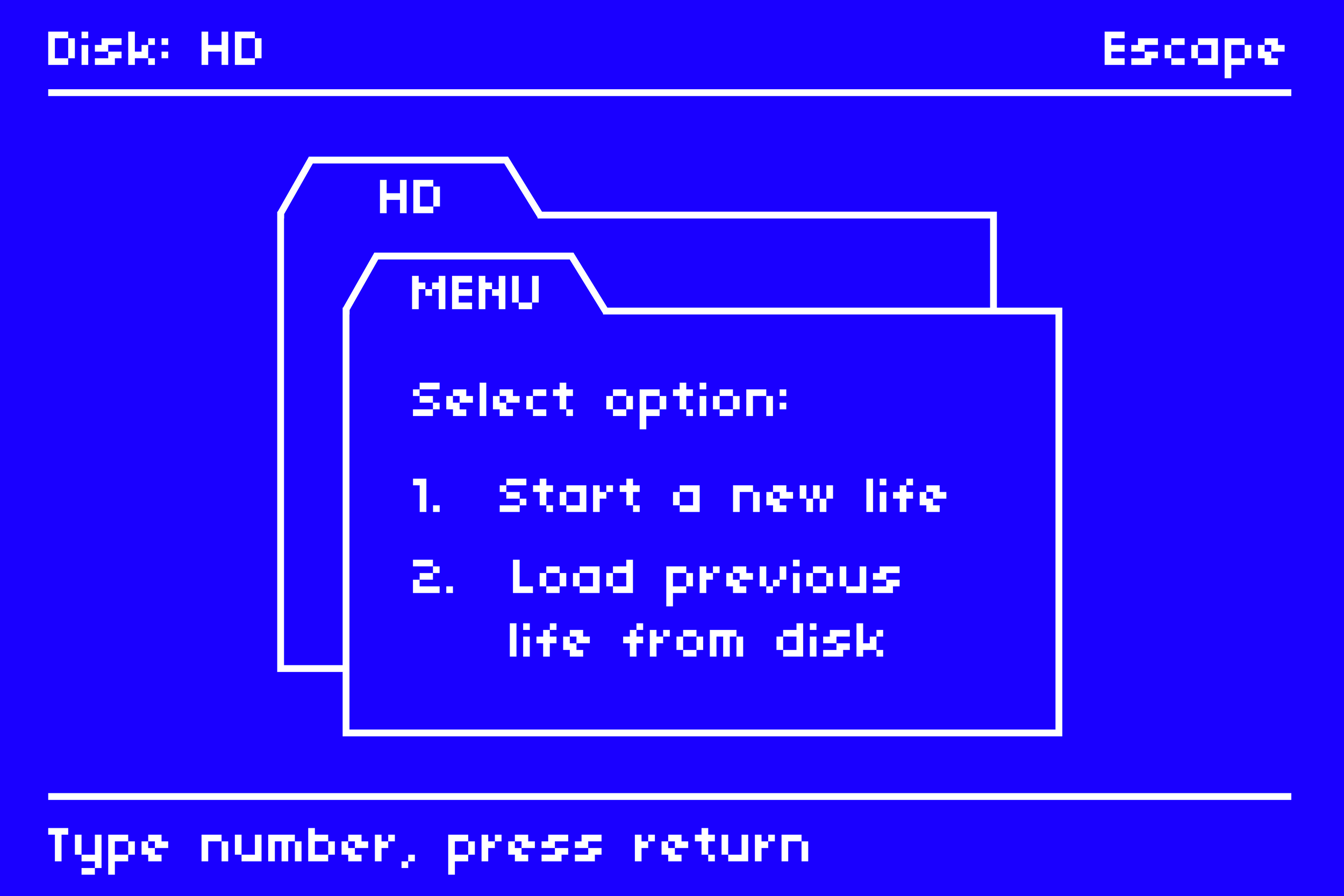 MENU (2024). Ink, aluminum, 72 x 48 x 1.25 in