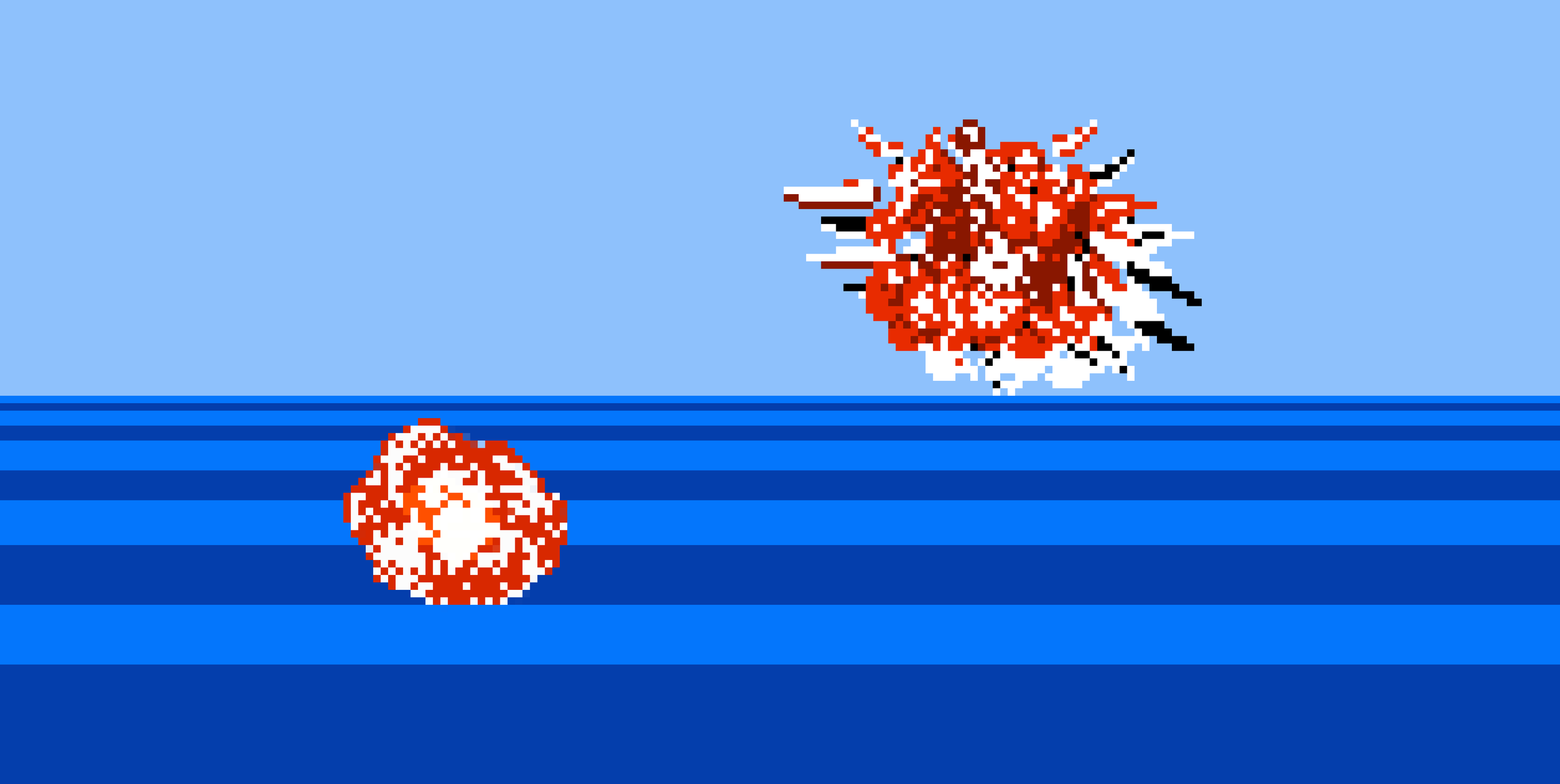 MAYDAY (2025). Ink, aluminum, 72 x 36 x 1.25 in