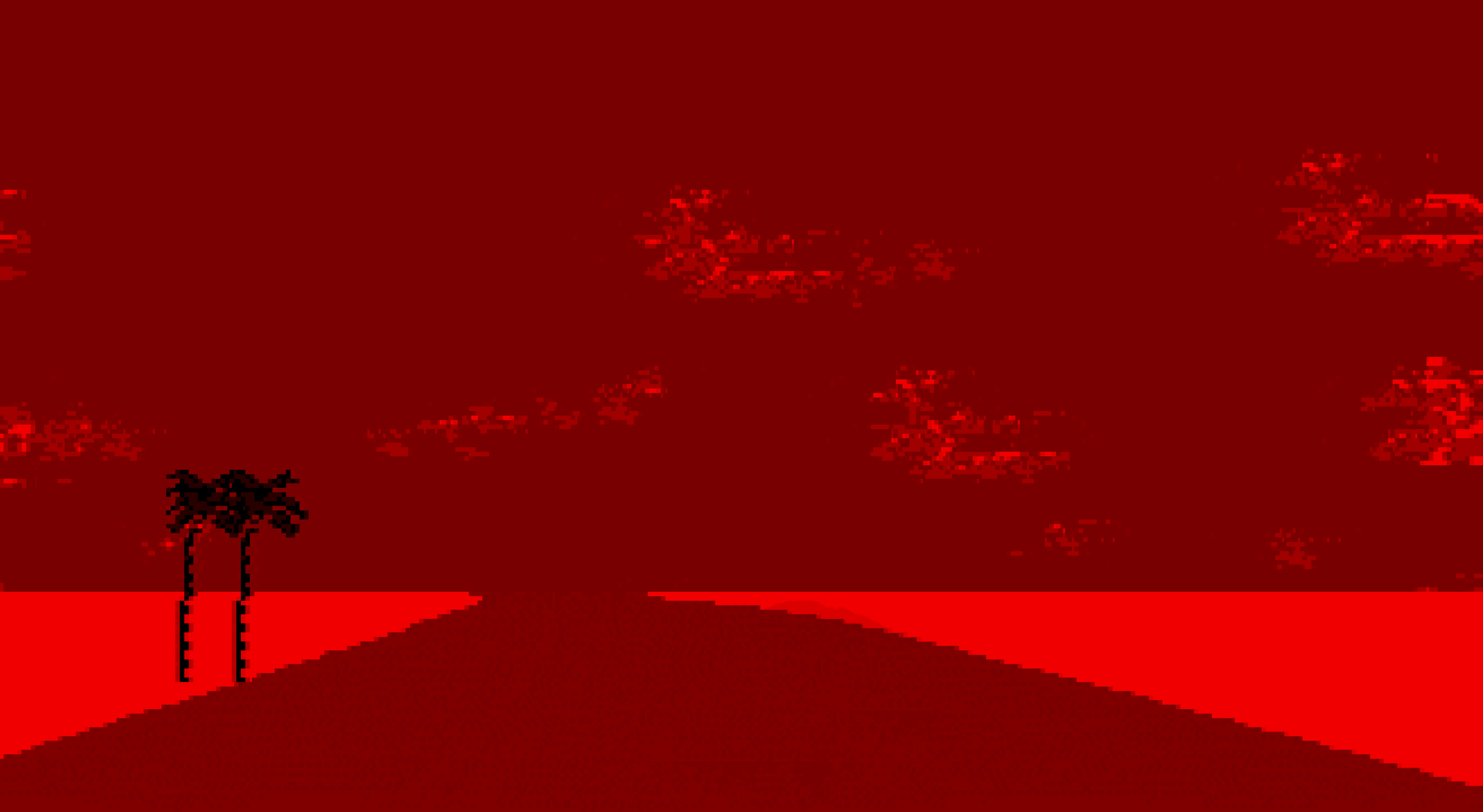 virtua [racing] (2026). Ink, aluminum, 72 x 36 x 1.25 in