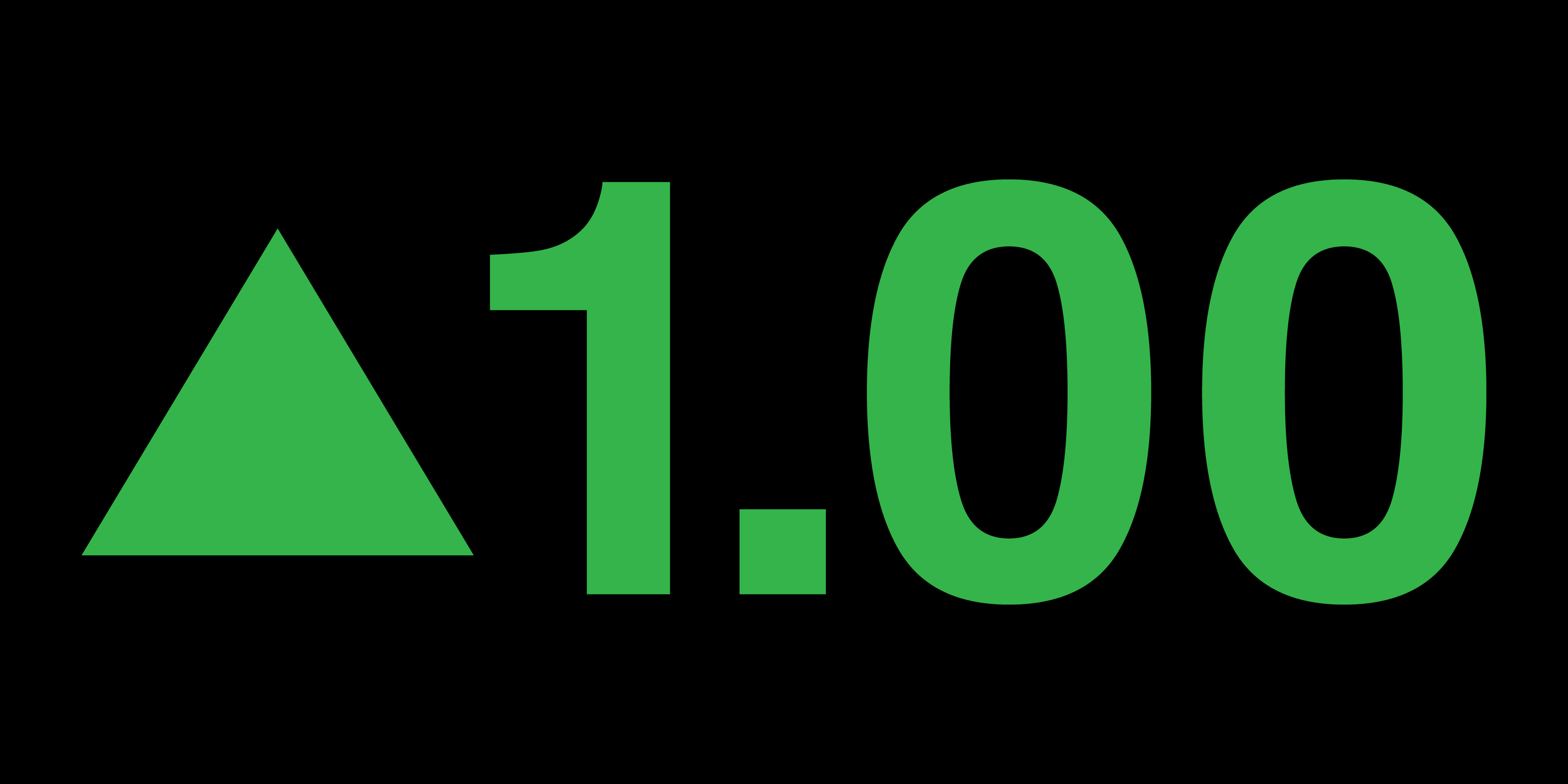 1 PERCENT (2025). Ink, aluminum, 72 x 36 x 1.25 in