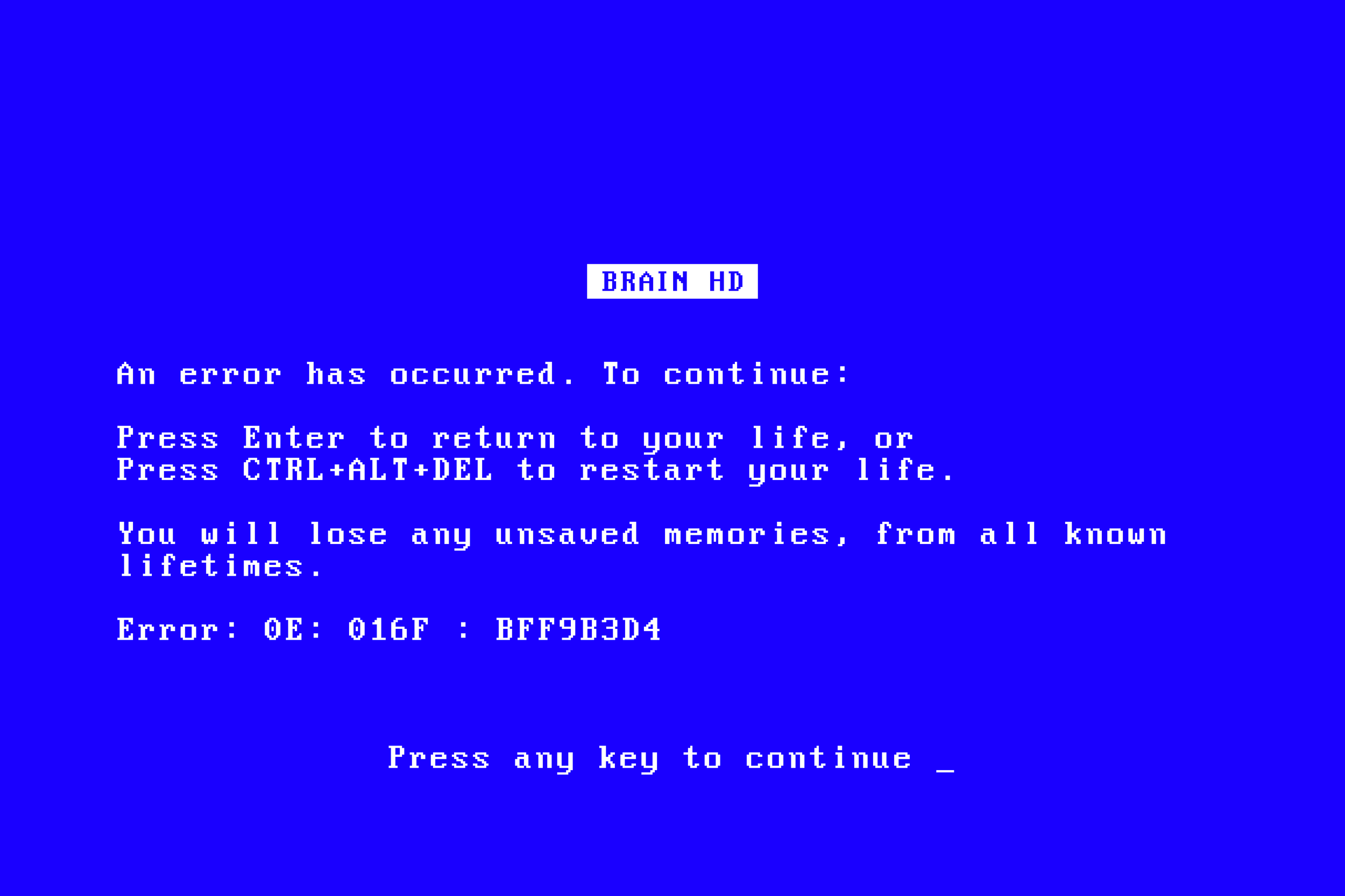 BLUESCREEN (2024). Ink, aluminum, 72 x 48 x 1.25 in