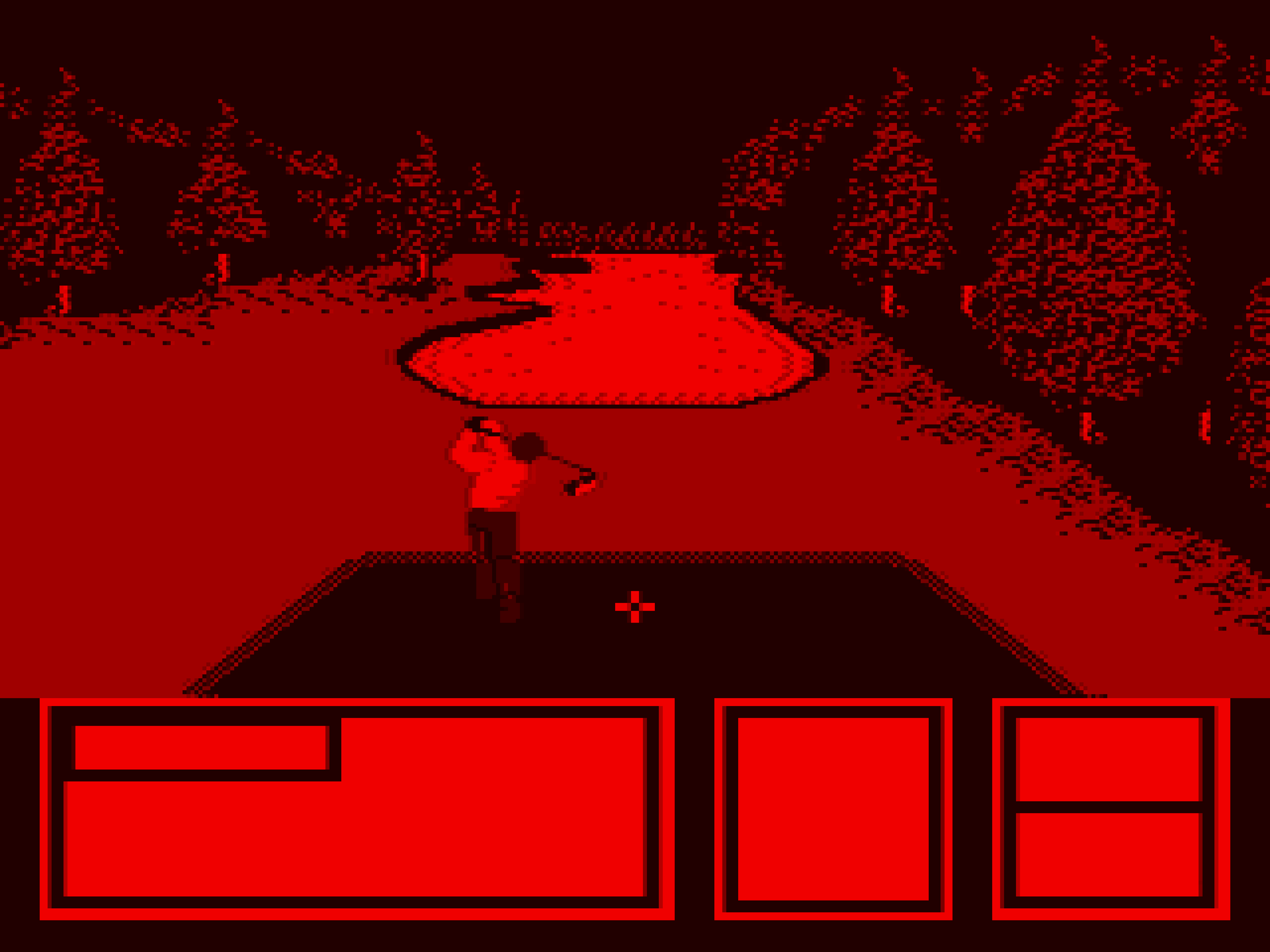 virtua [golf] (2026). Ink, aluminum, 48 x 36 x 1.25 in