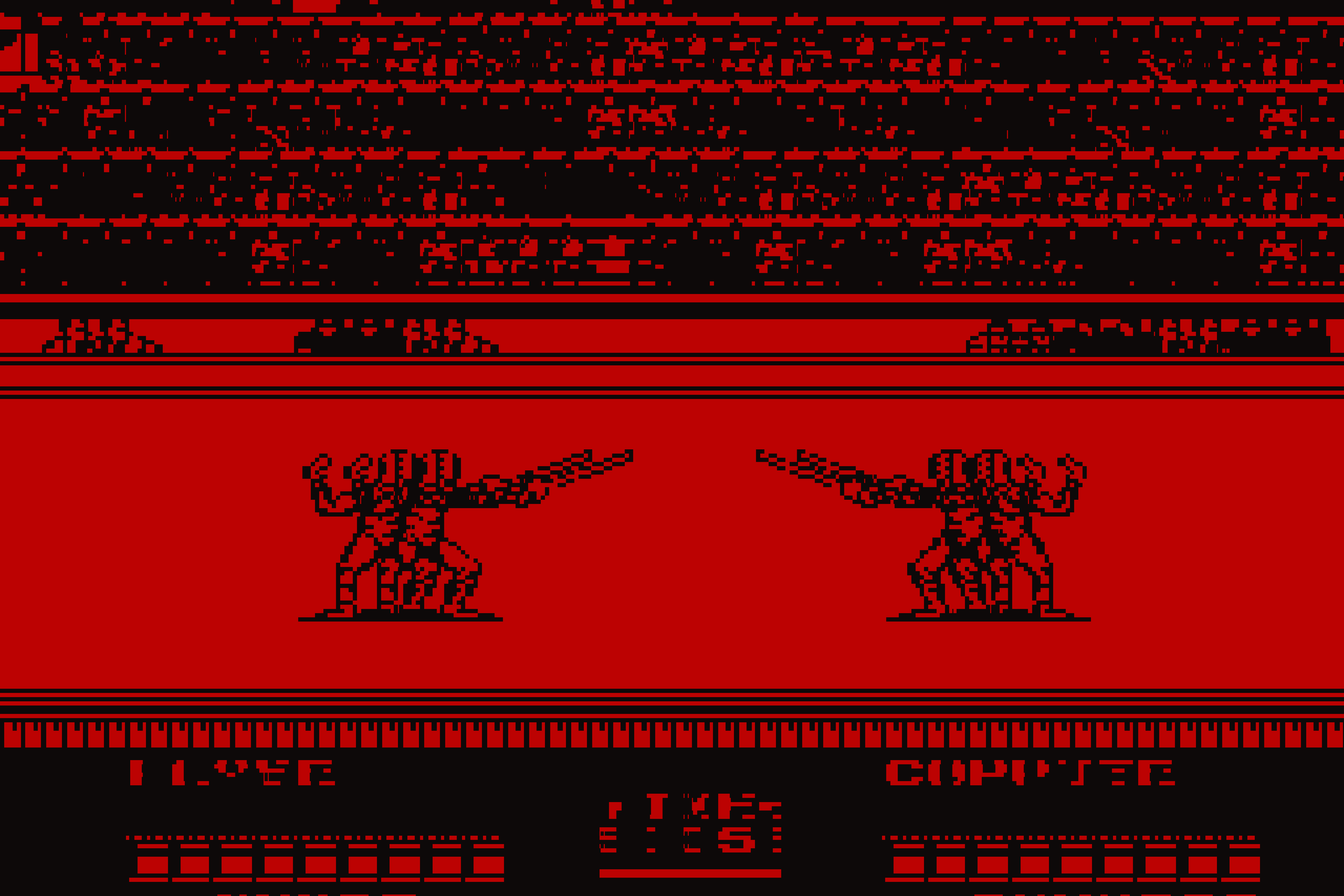 virtua [duel] (2026). Ink, aluminum, 48 x 36 x 1.25 in