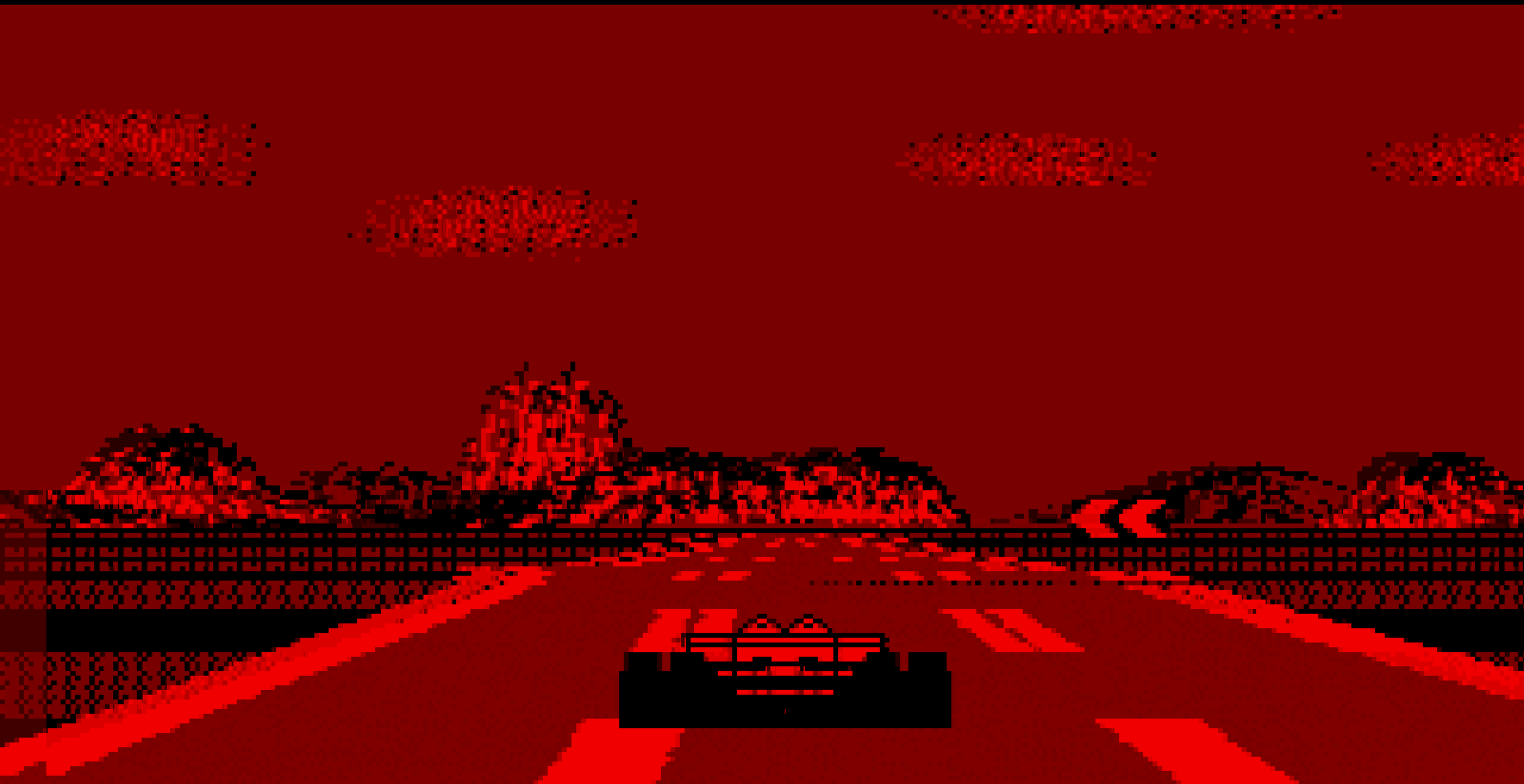 virtua [f1] (2026). Ink, aluminum, 72 x 36 x 1.25 in