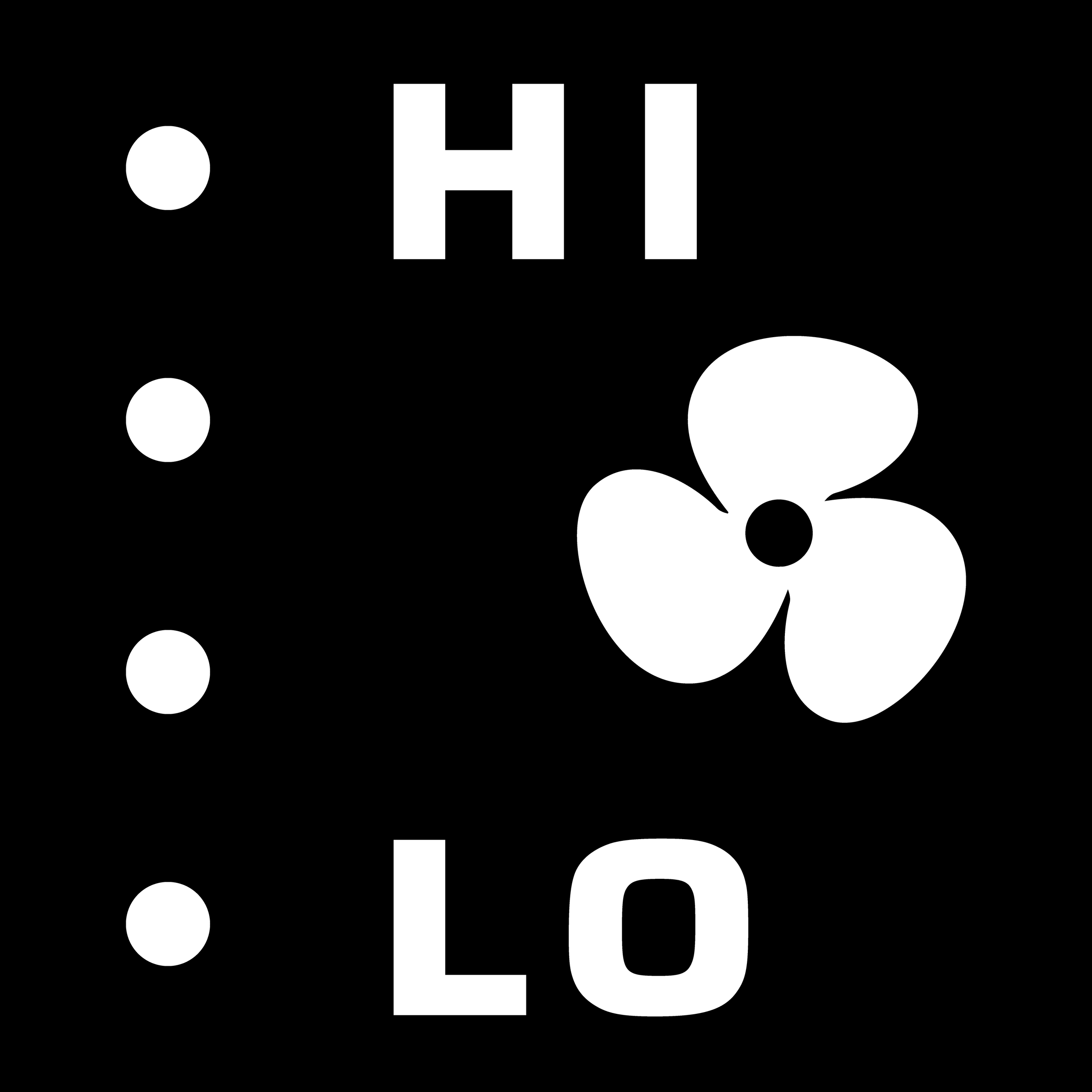 HI LO (2025). Ink, aluminum, 36 x 36 x 1.25 in