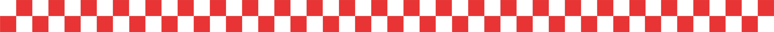 Checkered pattern with red and black squares, and a small section with red and blue lines at the top.