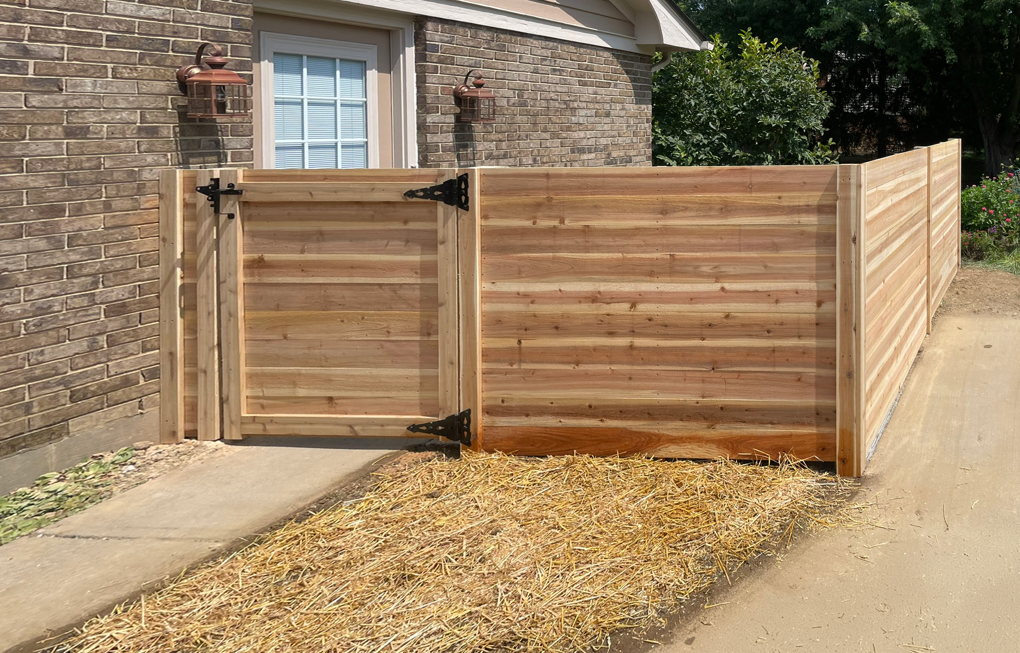Horizontal Picket Privacy Fence