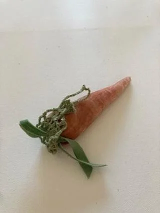 Handcrafted Velvet Carrot