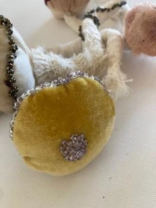 Vintage Inspired Velvet Mushroom