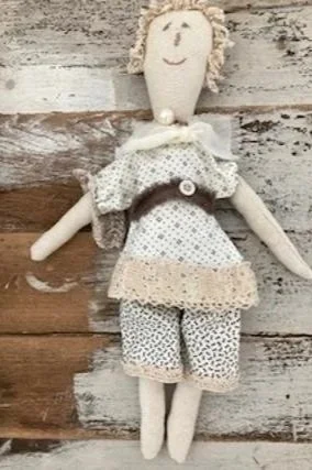 Handcrafted Vintage inspired Cloth Doll - ANN
