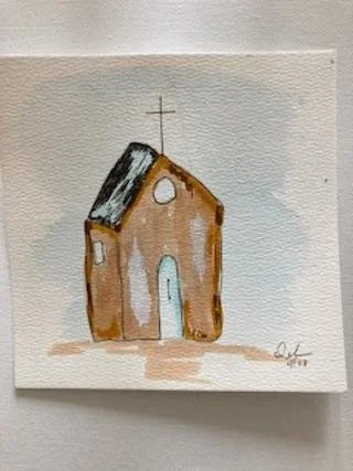 Watercolor - Church 1