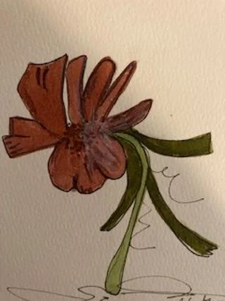 Original Watercolor Flower Art Print # 30