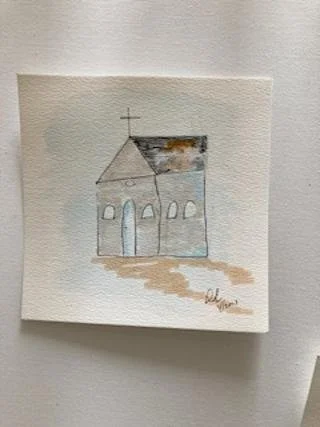 Watercolor - Church 2